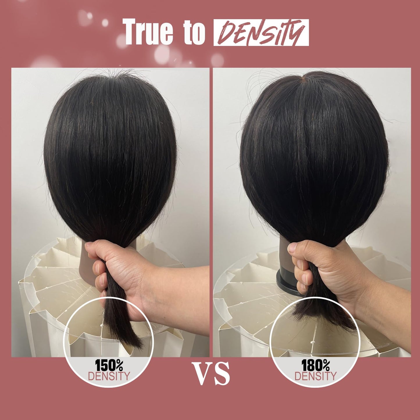 losta 180% Density Bob Headband Wig Human Hair Straight Bob Headband Wigs for Black Women Short Bob Wig Human Hair 10A Brazilian Human Hair Head Band Wigs Glueless Headband Wig for Beginner