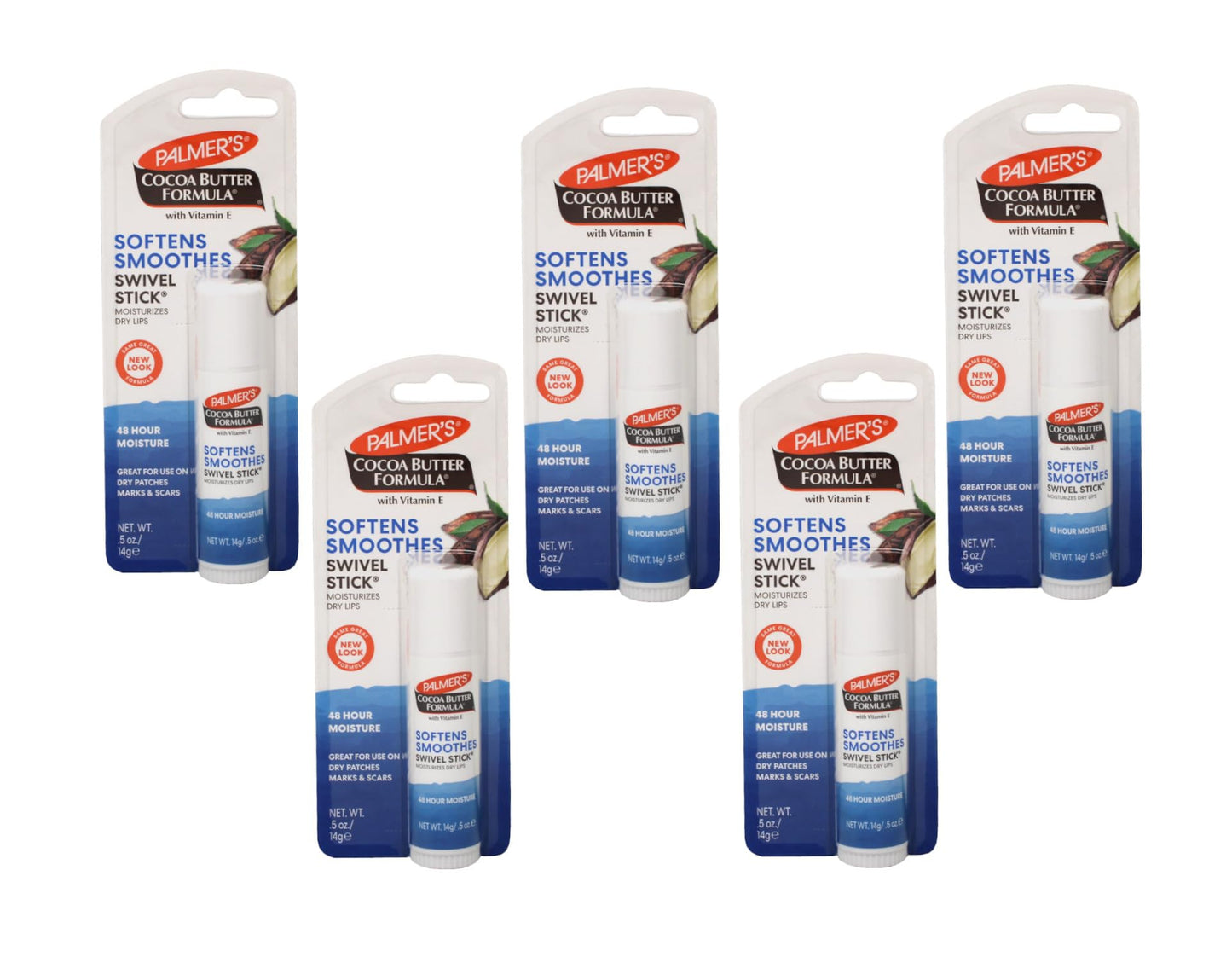 Palmer's Cocoa Butter Formula Swivel Stick 0.50 oz (Pack of 5)