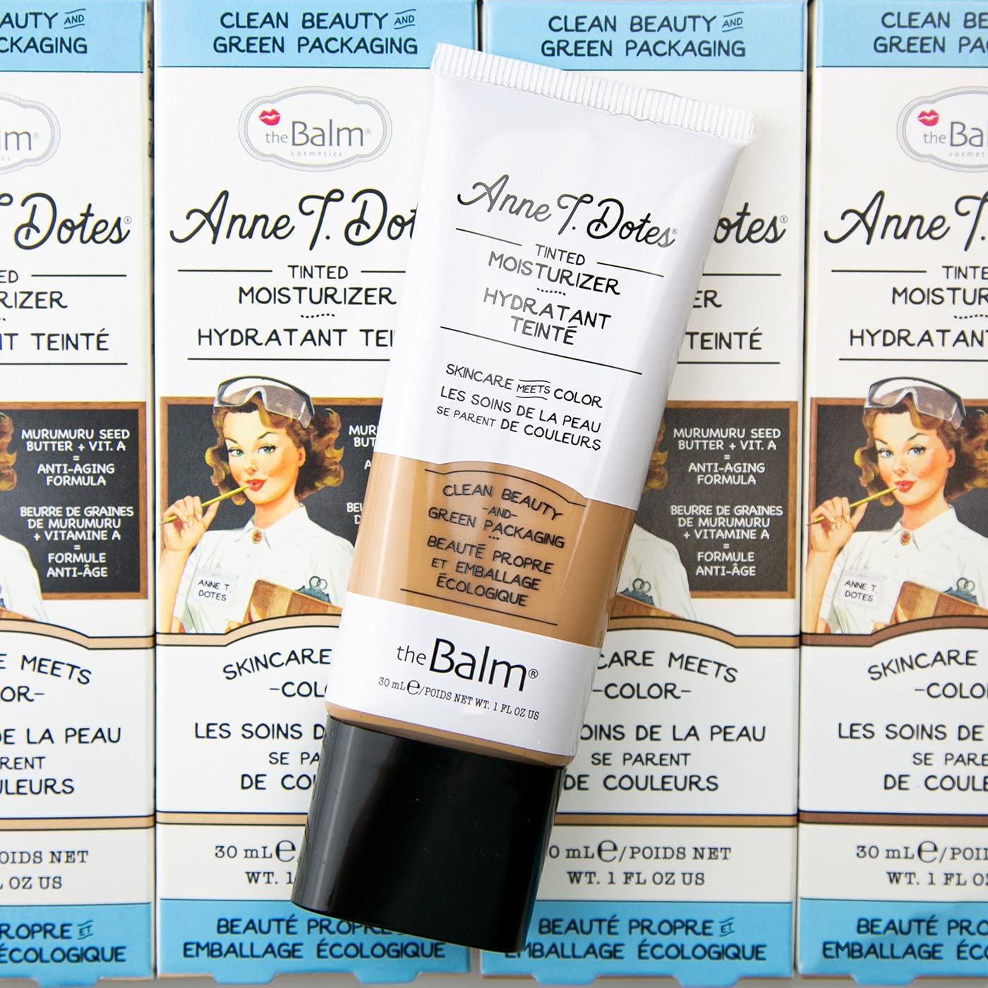 theBalm Anne T. Dotes Tinted Moisturizer, 42 (For Deep Skin), 1 fl. oz.