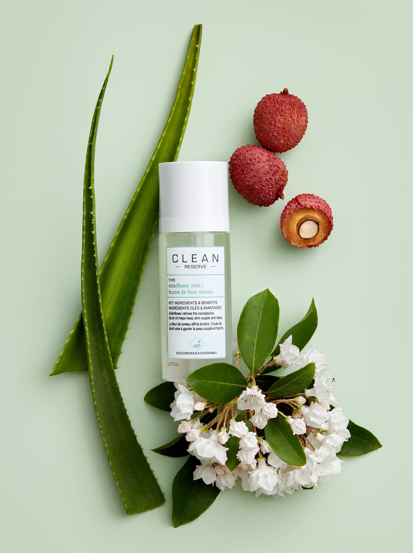 CLEAN RESERVE Elderflower Face Mist | Vegan