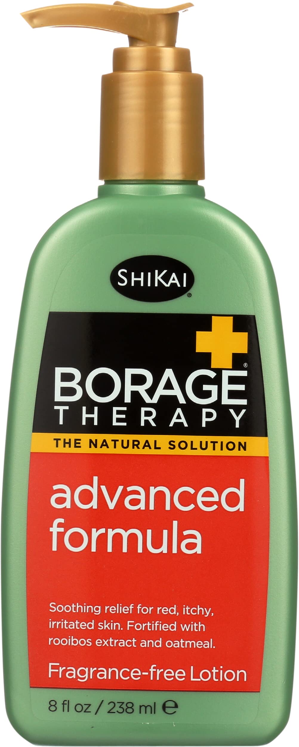 ShiKai Borage Dry Skin Therapy Advanced Formula Lotion Fragrance-Free 8 fl. oz. Body Care - 3PC