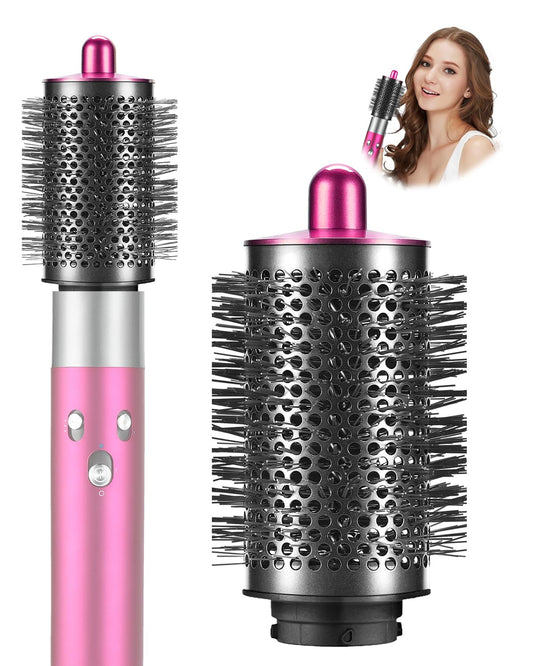 Upgrade Large Round Volumizing Brush for Dyson Airwrap Styler HS01/HS05, Big Round Brush Volumizer Attachment for Smooth Hair,Volumizing and Curly Styling