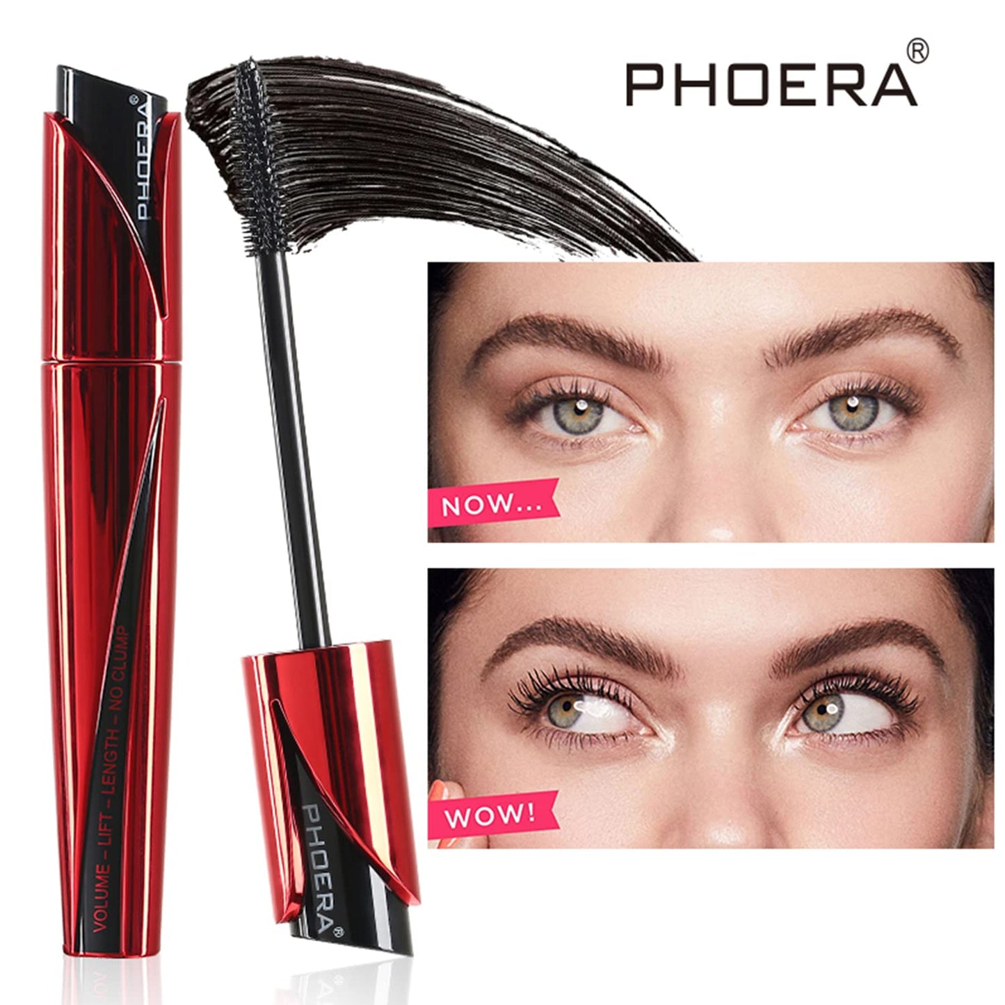 PHOERA Foundation,PHOERA 9D Mascara,PHOERA Makeup Foundation Full Coverage,PHOERA Primer, PHOERA Powder, PHOERA Concealer, Kabuki Brushes Foundation (104 Buff Beige)