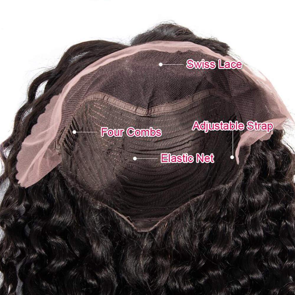 JYZ13X4 Highlight Straight Lace Front Human Hair Wigs for Black Women Brazilian Virgin Human Hair 150% Density 2 Tones Color #4/27 Ombre Lace Front Wig Human Hair Pre Plucked with Baby Hair (18 Inch)