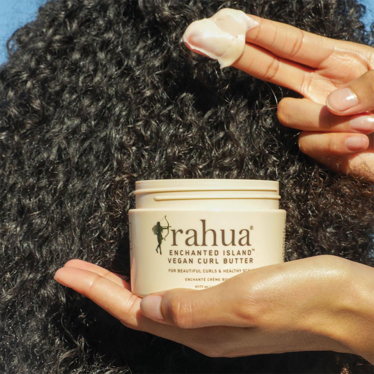 Rahua Enchanted Island Vegan Curl Butter 6 Fl Oz, For Curly Hair, Organic Ingredients for Beautiful Curls and Helthy Scalp