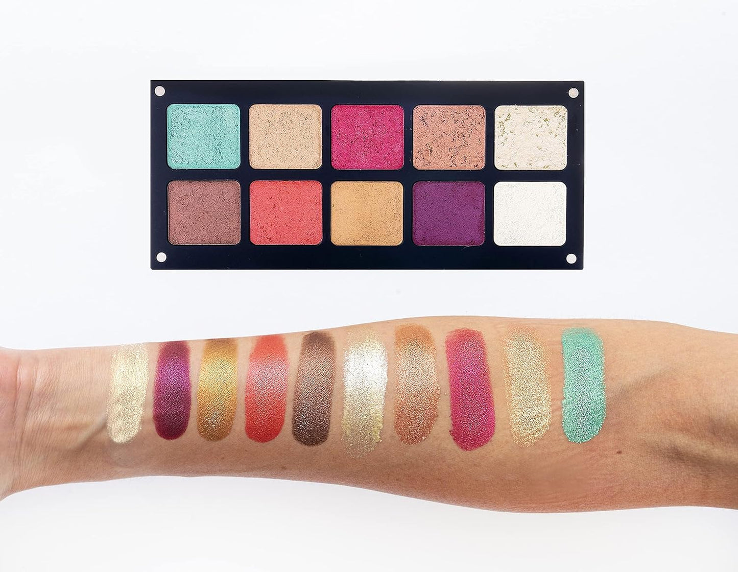 BIANCA MAKEUP Chromatic Eyeshadow Palette | 10 Vibrant Shades for Unlimited Creativity. (Chromatic 1)