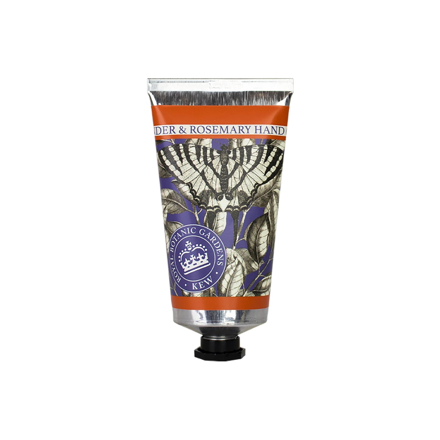 The English Soap Company Royal Botanical Gardens Kew Hand Cream, Luxury Lavender Hand Cream, Moisturising Hand Cream for Men and Women, Lavender and Rosemary Scent 75ml