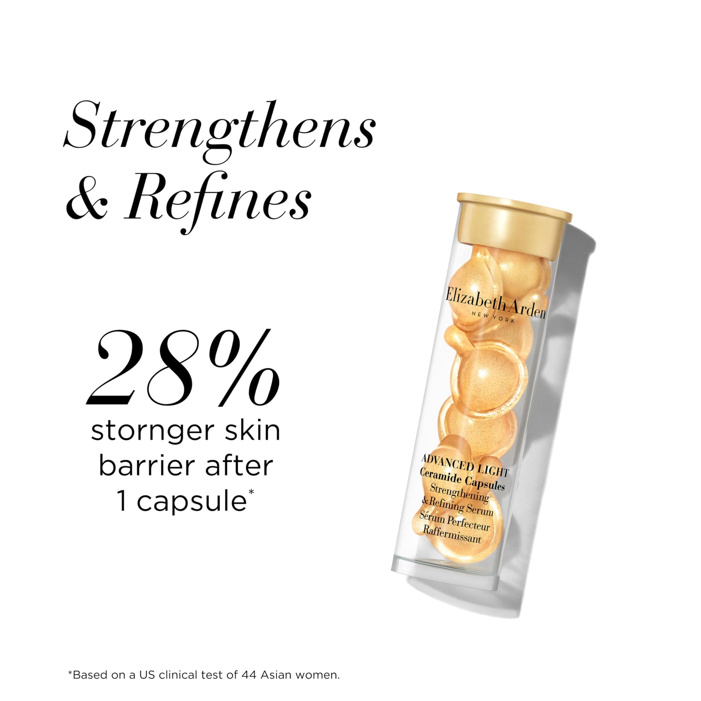 Elizabeth Arden Retinol Ceramide Capsule Serum, Fine Line and Wrinkle Erasing Face Serum, 4 Piece Gift Set