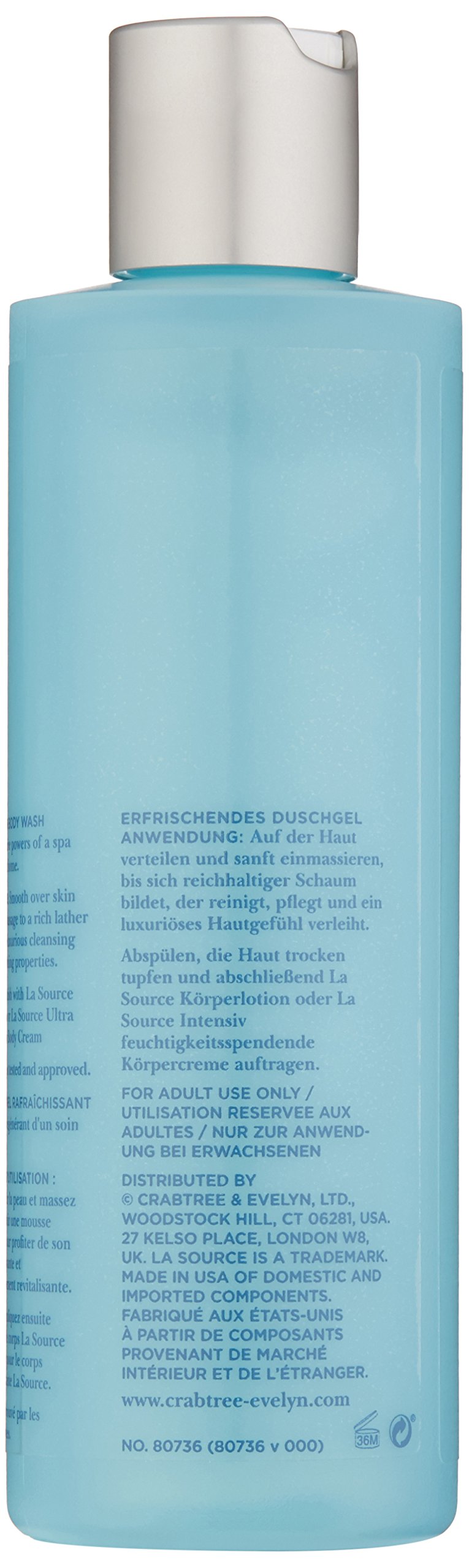 Crabtree & Evelyn La Source Refreshing Body Wash, 8.5 Fl oz