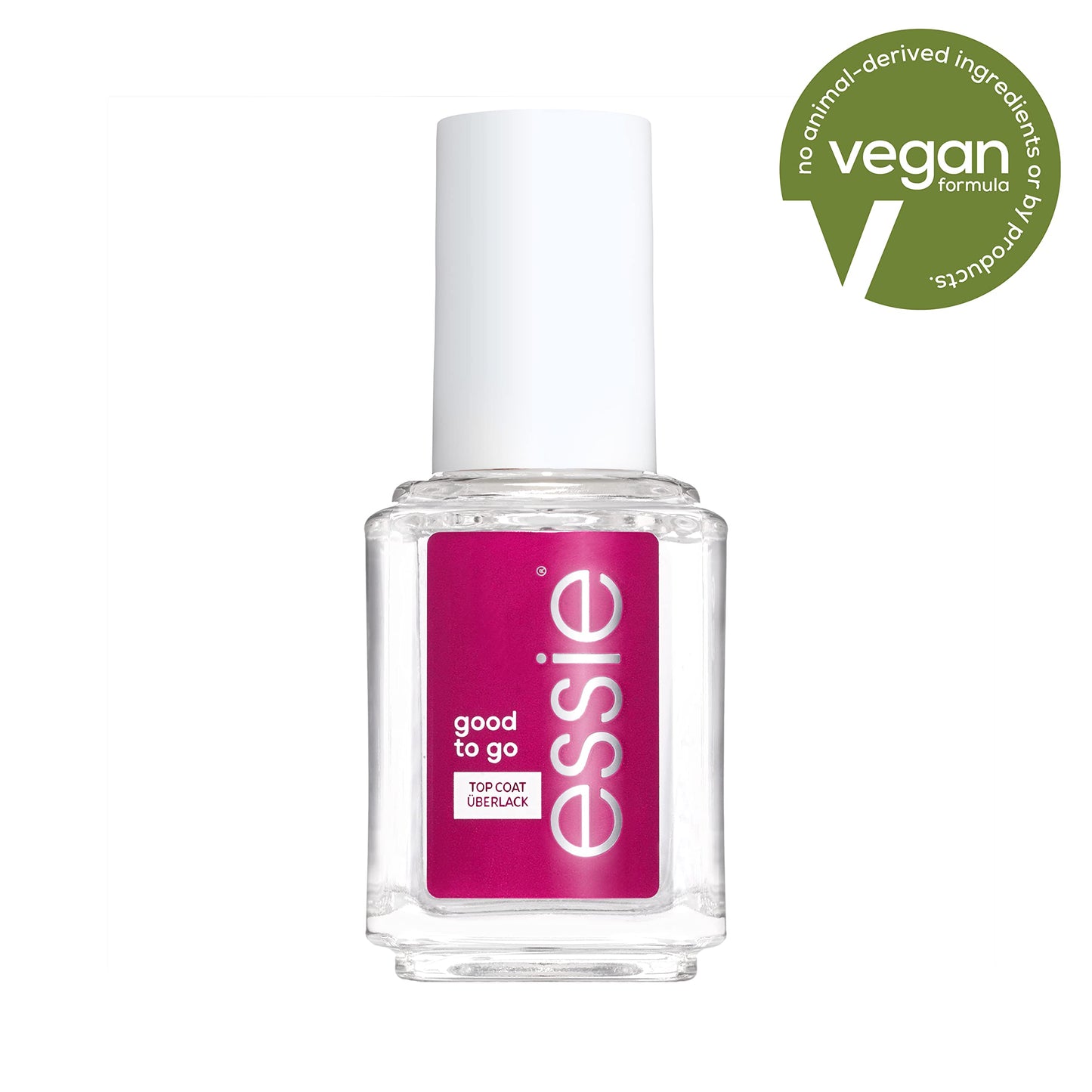 essie Good to Go Top Coat, Fast Dry + Shine Nail Polish, 0.46 Ounces (Packaging May Vary) (Pack of 2)