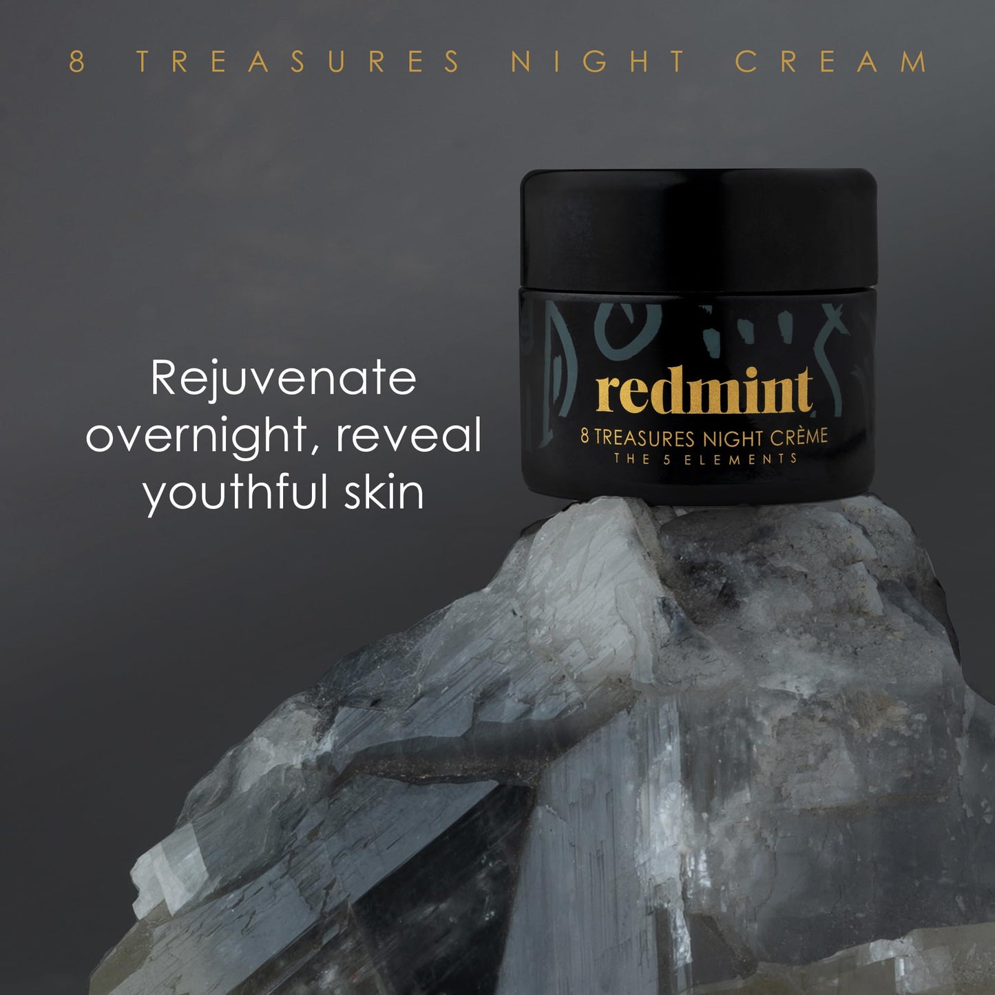 Redmint Night Cream Rooted In Ancient TCM Wisdom | Overnight Face Cream To Hydrate And Revive For A Radiant And Healthy-Looking Skin | For All Skin Types | 30 ml