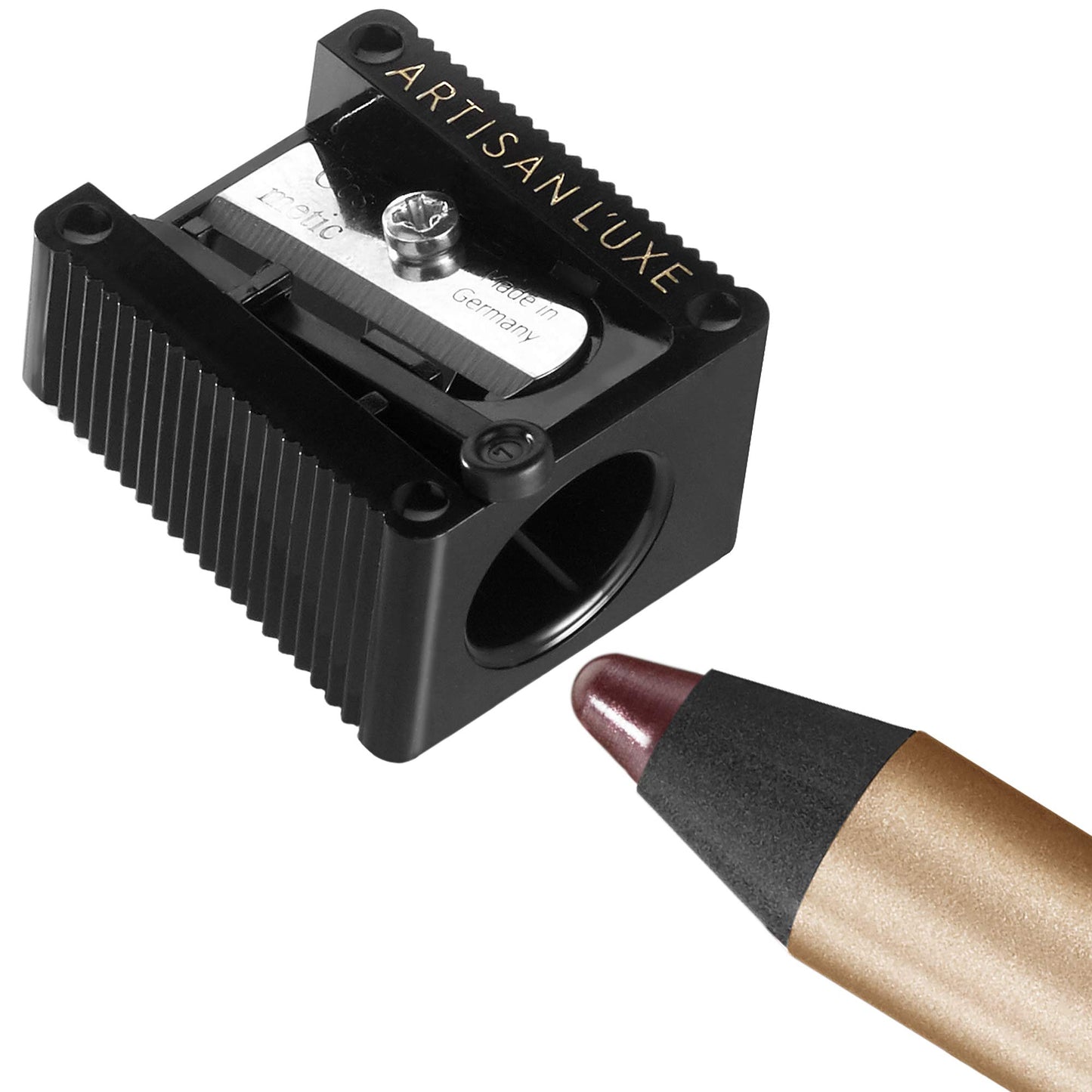 Artisan L'uxe Beauty Velvet Jumbo Eyeliner Pencil - Smokey Eyes in 3 Minutes - Water-Proof, Smudge-Proof, Long-Lasting - Age-Defying Essential Oils - Tempt (Shade: Deep Plum)