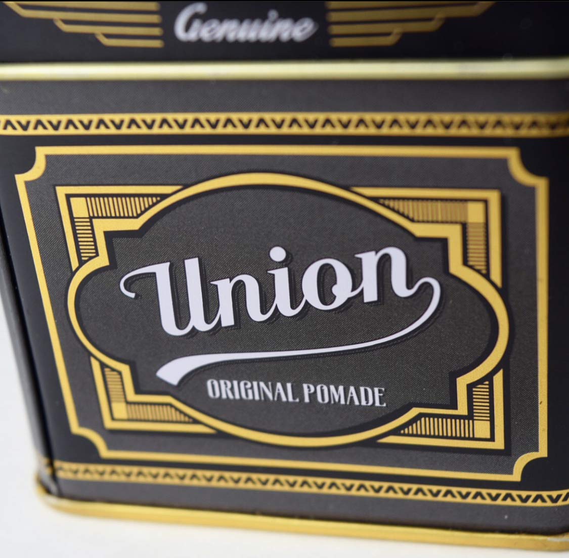 19Fifties Union Original Pomade For Men - 4oz Beautiful Tin | All Day Firm Hold, Easily Washes Out With Water, High Shine & Amazing Scent - Ideal For Pompadours, Side-Part Comb-Overs, & Slick-Back