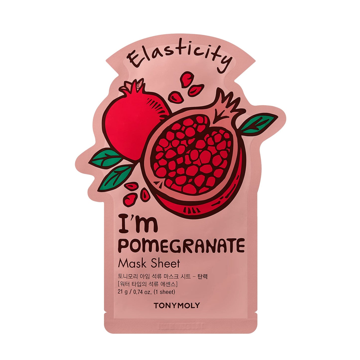 TONYMOLY I'm Real Pomegranate Mask Sheet, 10 Count