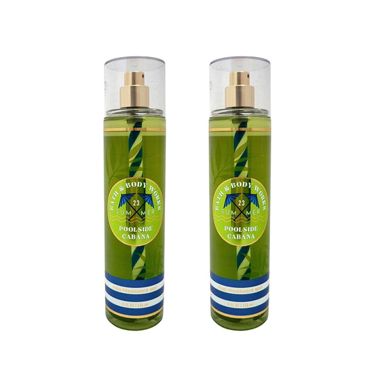 Bath & Body Works Fragrance Mist 2-Pack 8oz Each (Poolside Cabana)