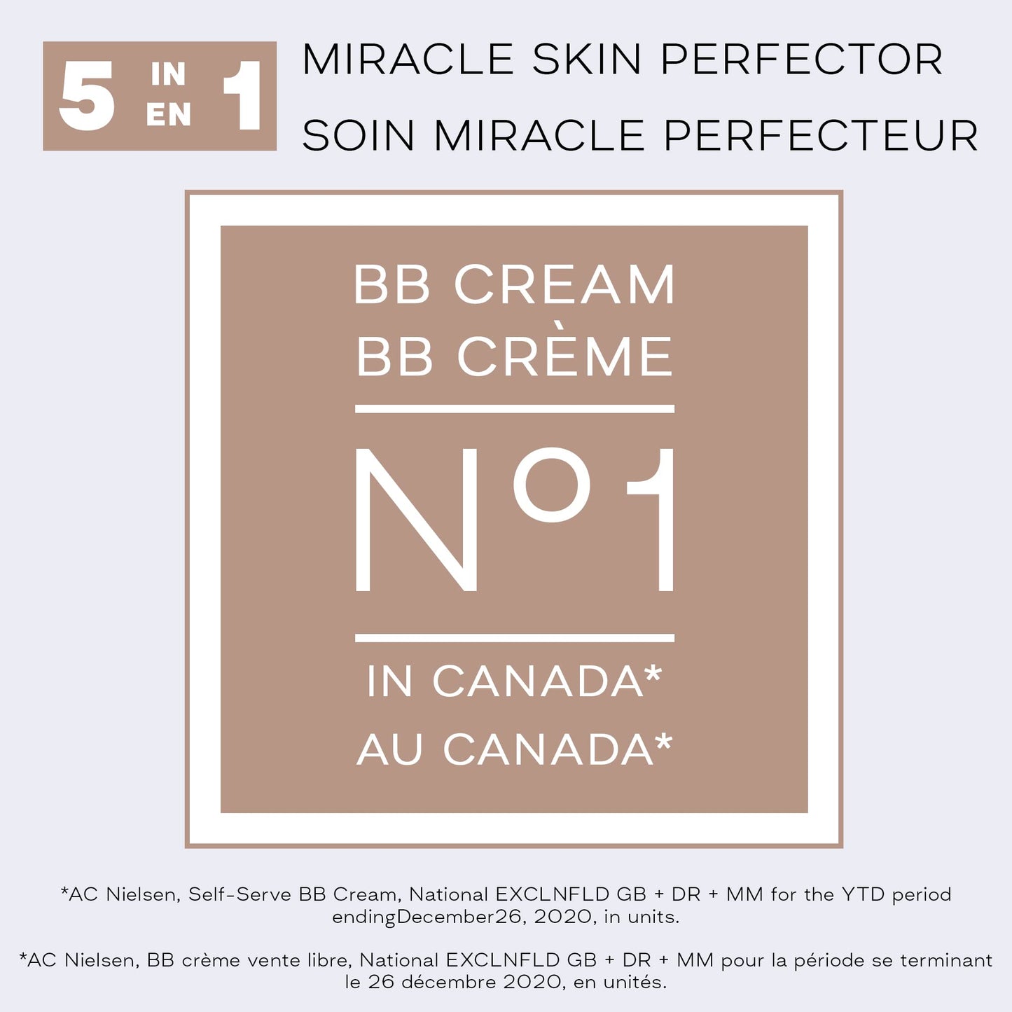 Garnier Skin Renew Miracle Skin Perfector B.B. Cream, Light and medium, 2.5 Fluid Ounce