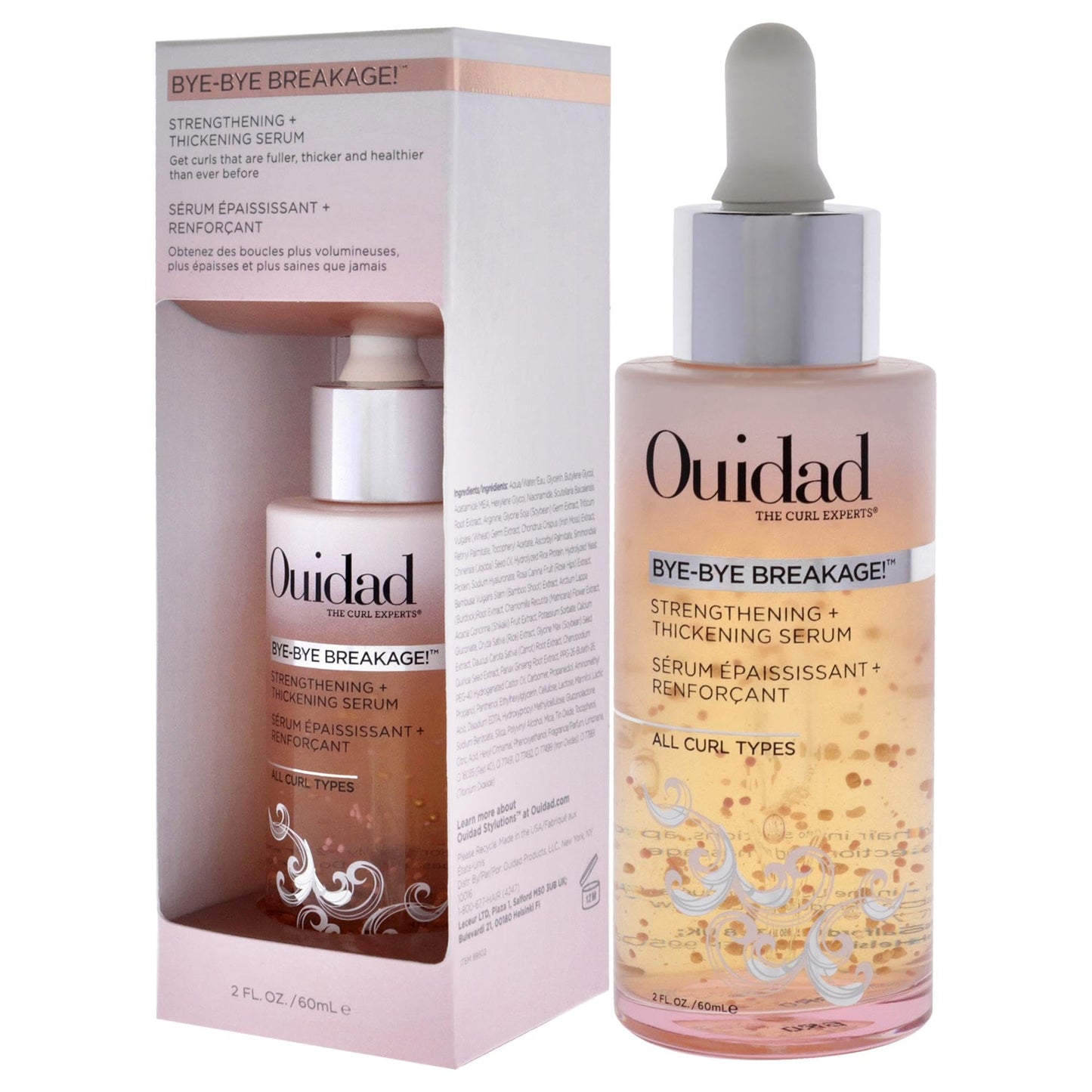 OUIDAD Bye Bye Breakage Scalp Booster - Strengthening and Thickening Serum for Hair Growth - 2oz, 2 oz.