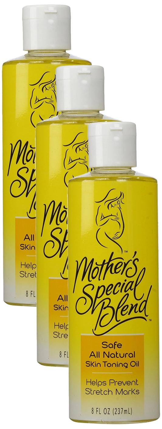 Mother's Special Blend All Natural Skin Toning Oil, 8-Ounce (Pack of 3)