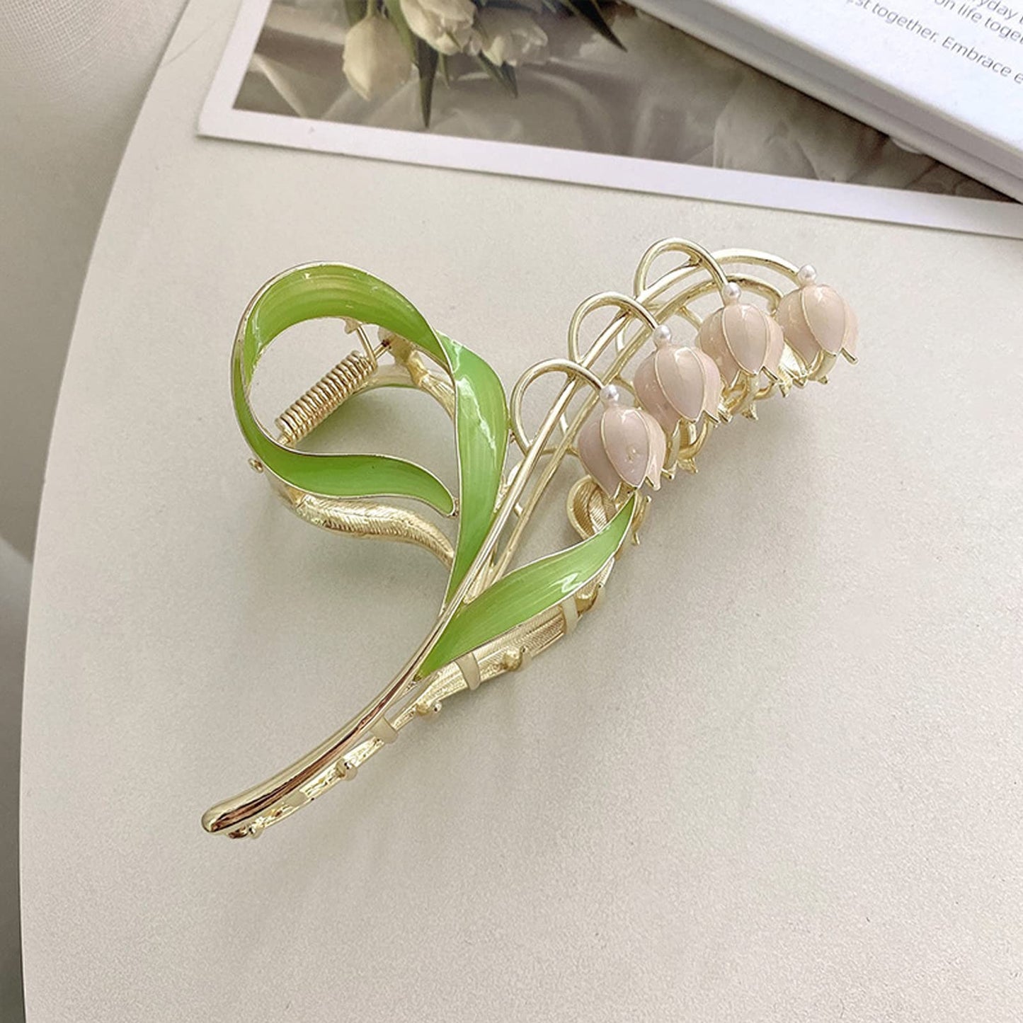 Eddie Munson Flower Leaf Hair Claw Clips Set for Women Girls-Butterfly Metal Large Hairpin Claw Clips-Hair Accessories for Thin Hair Thick Hair Long Hair Short Hair for Girls Women (3 PCS Flower C)