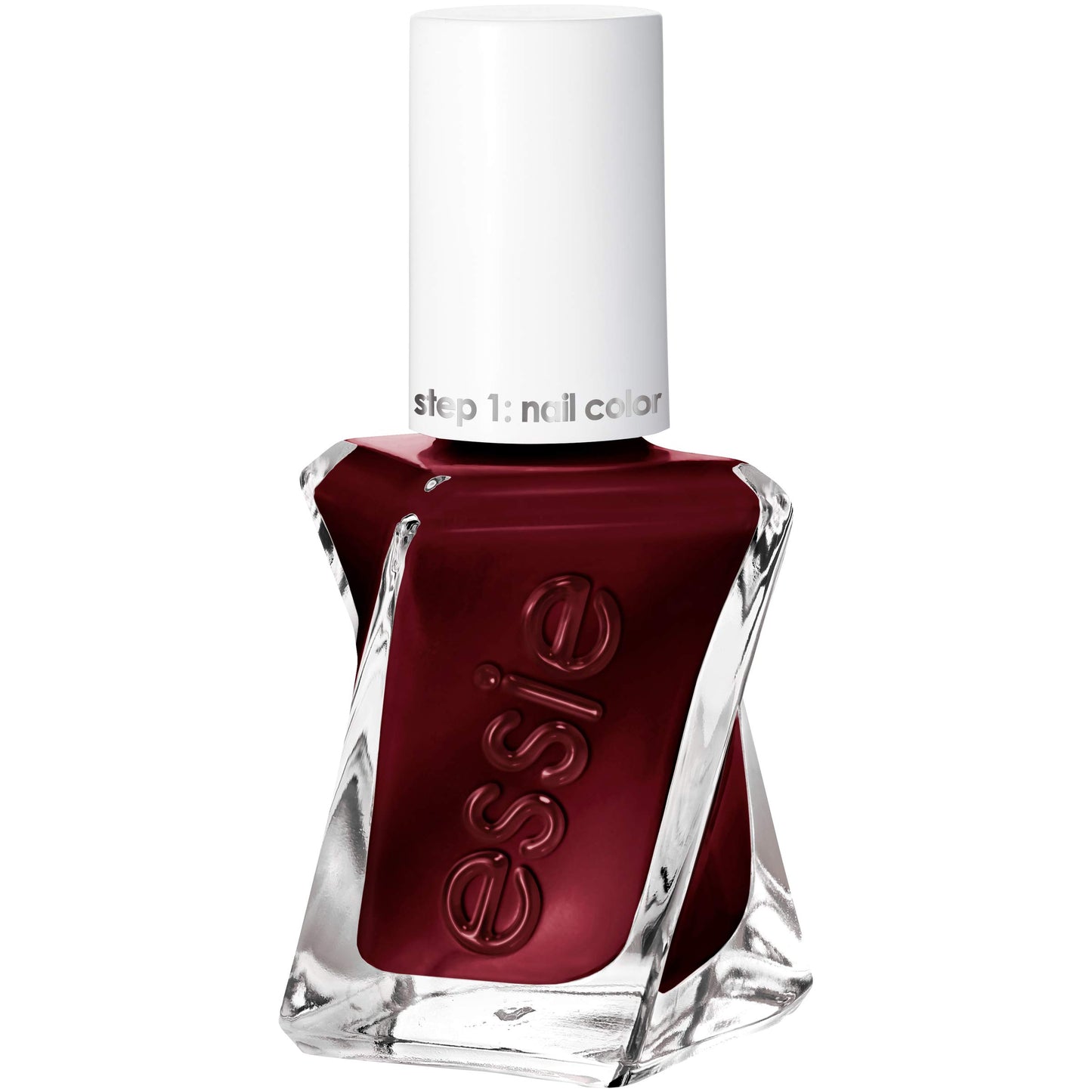 essie Gel Couture 2-Step Longwear Nail Polish, Good Knight, Dark Red Nail Polish, 0.46 fl. oz.