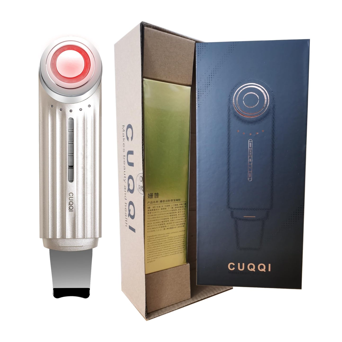 CUQQI LED Infrared Facial Multi Functional Beauty Instrument, Gold