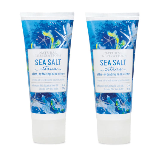 Natural Inspirations Ultra Hydrating Hand Creme 2 Piece Gift Set - Sea Salt Citrus