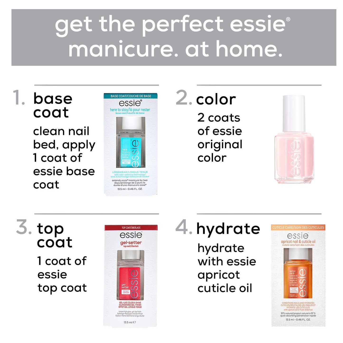 essie Salon-Quality Nail Polish, 8-Free Vegan, Muted Rose Pink, Gossip N' Spill, 0.46 fl oz (Pack of 2)