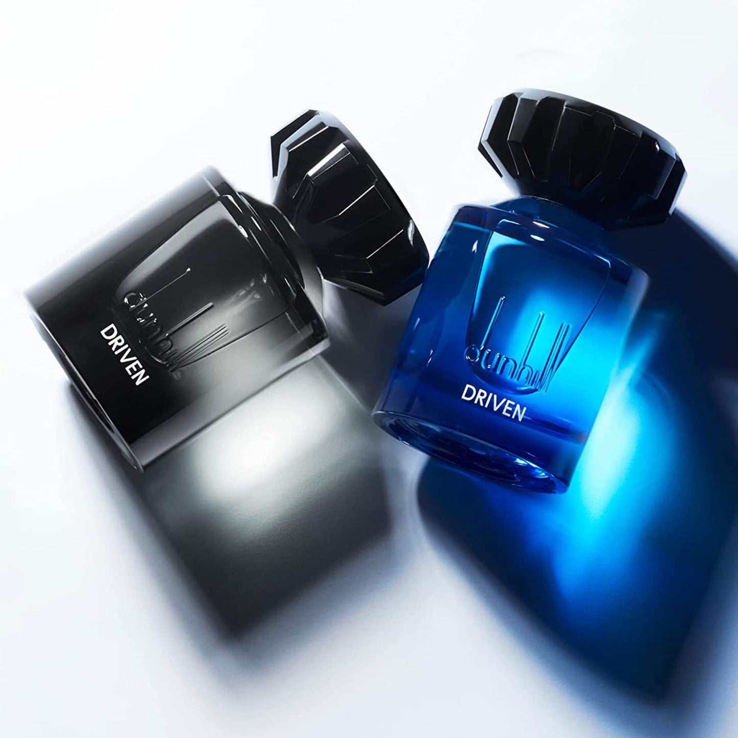 Dunhill Driven Blue 3 Piece Gift Set For Men - Eau de Toilette Cologne Spray 3.4 Fl. Oz. & 0.5 Fl. Oz, and Shower Gel 3.0 Fl. Oz., Long-lasting, Woody Aromatic Scent