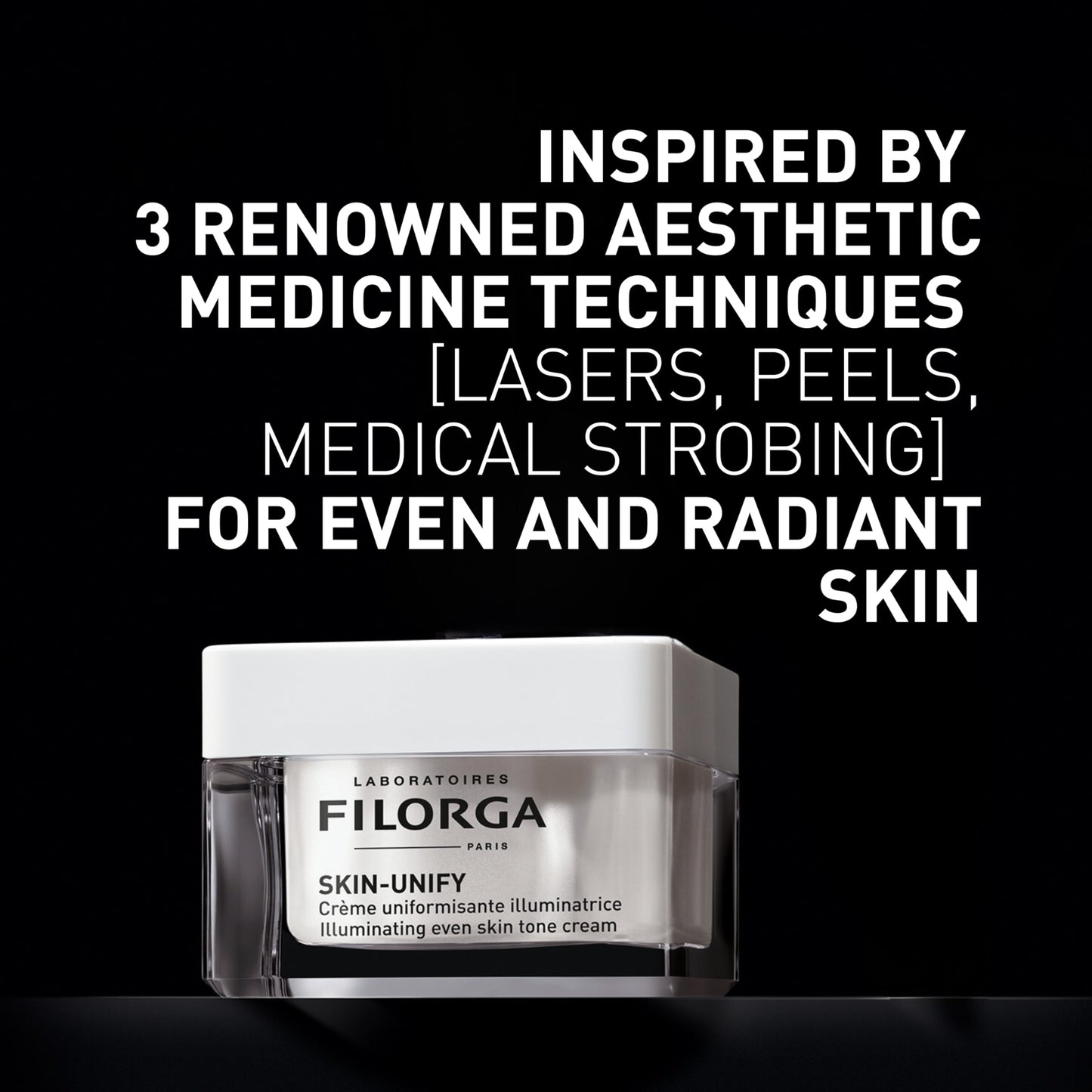 Filorga Skin-Unify Face Cream, Dark Spot Reducing Face Cream with Hyaluronic Acid and Glabridin for an Even Complexion and Radiant Skin, 1.69 fl. oz.