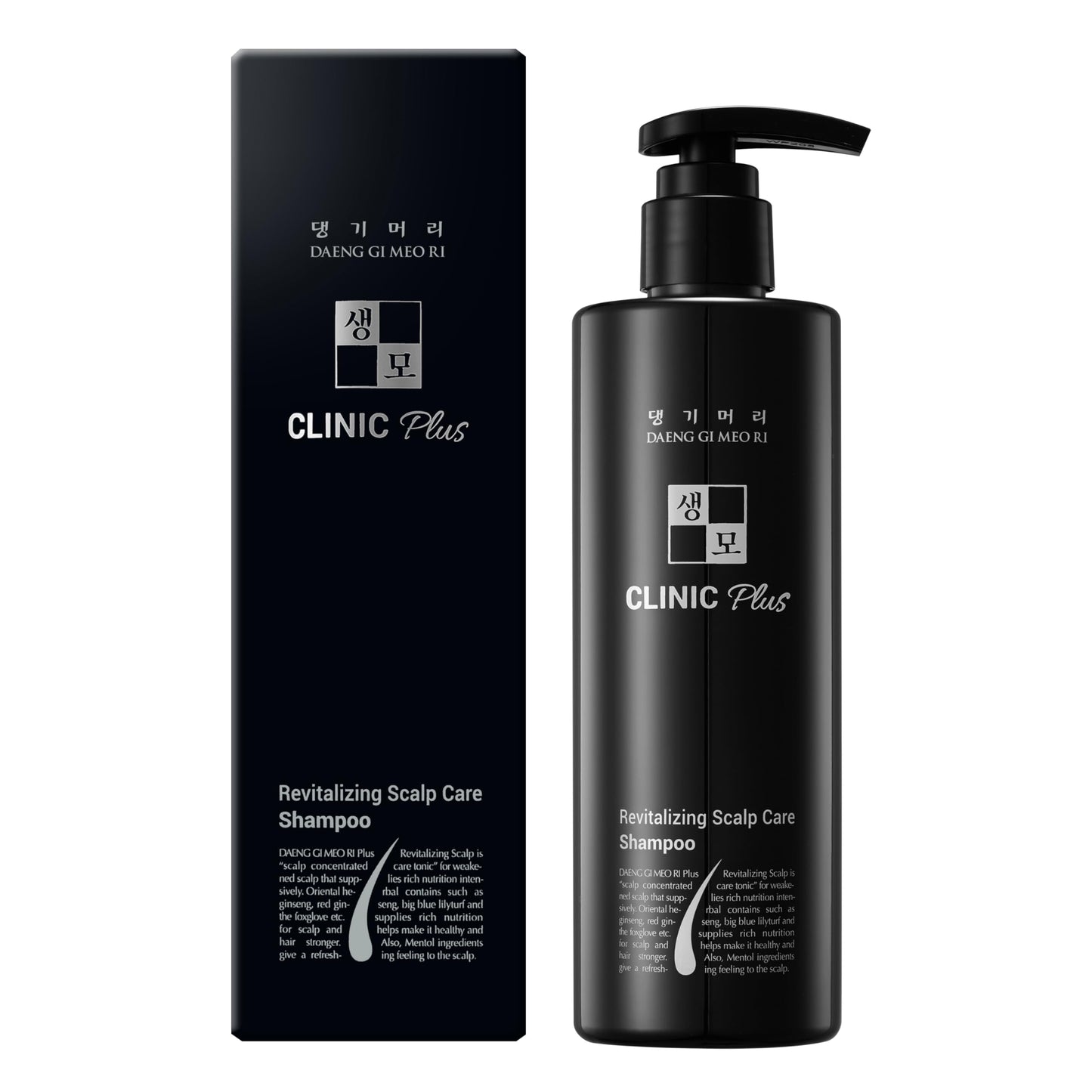 Daeng Gi Meo Ri - Clinic Plus Revitalizing Scalp Shampoo 9.4 FL. OZ/ 280ml + Clinic Plus Revitalizing Scalp Tonic 3.3 FL OZ/100ml set