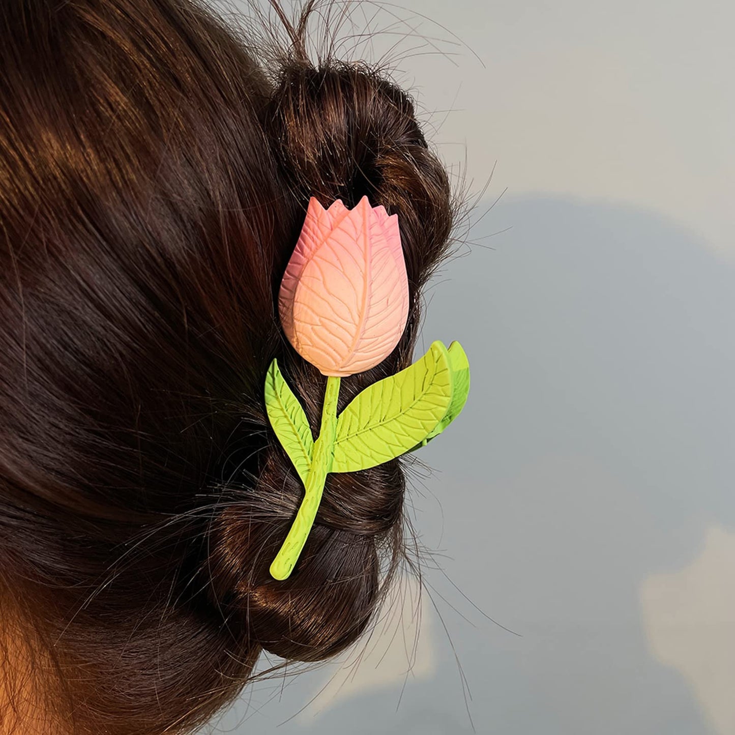 Eddie Munson Flower Leaf Hair Claw Clips Set for Women Girls-Butterfly Metal Large Hairpin Claw Clips-Hair Accessories for Thin Hair Thick Hair Long Hair Short Hair for Girls Women (C)