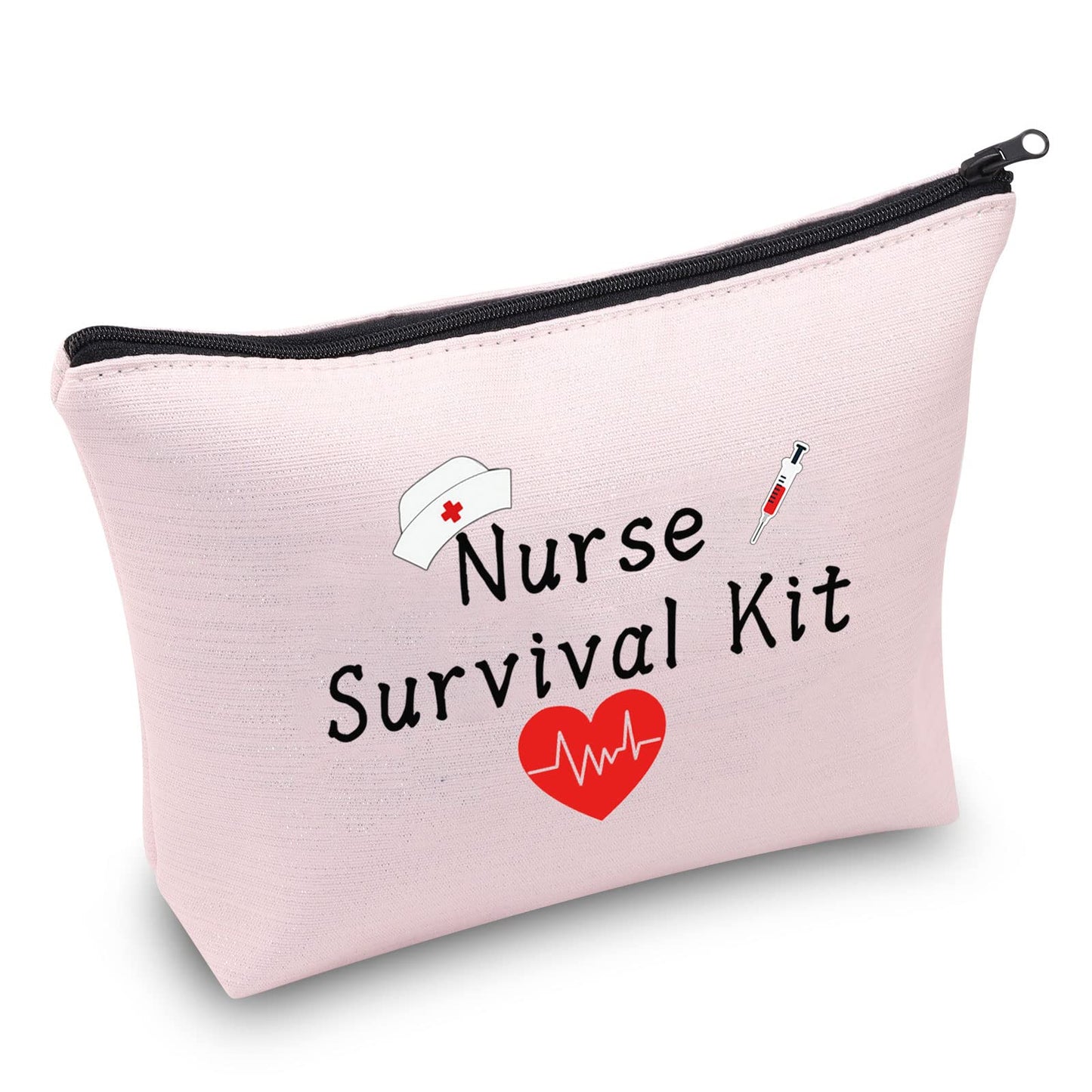 PXTIDY Nurse Gifts Nurse Survival Kit Cosmetic Bag Nurse Bag Nursing Gift Nurse Student Graduation Gift (pink)