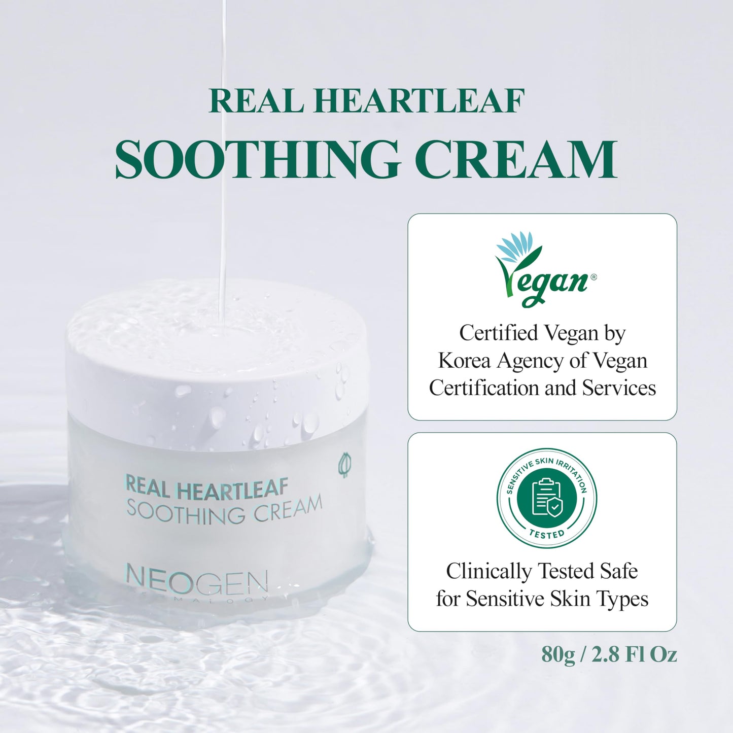 NEOGEN Real Heartleaf Soothing Cream 80g