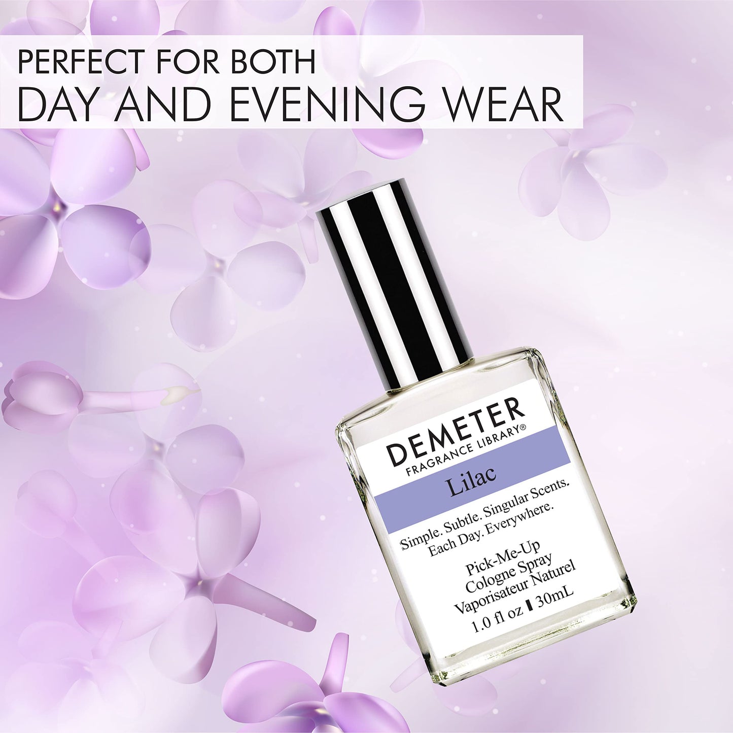 DEMETER Lilac, 1 oz Cologne Spray, Perfume for Women