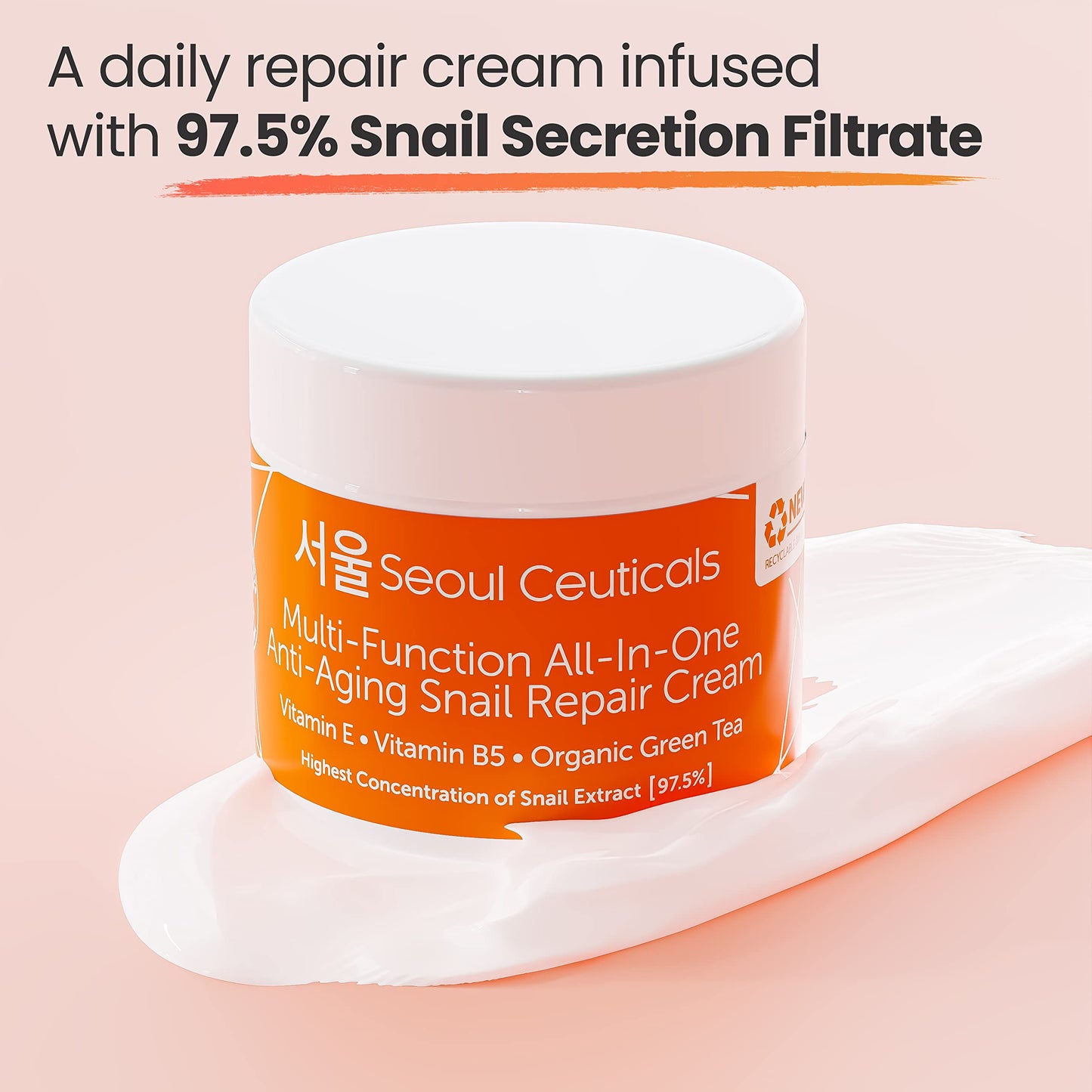 SeoulCeuticals Retinol Serum + Vitamin C Serum + Snail Cream - Korean Anti Aging Skincare Set