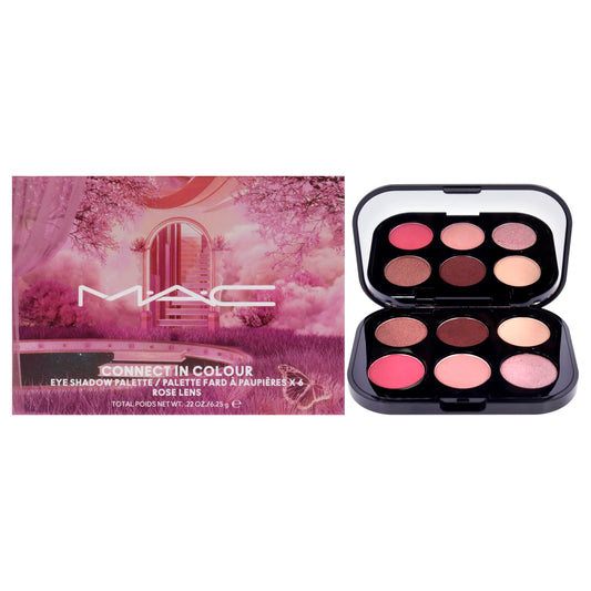 MAC Connect In Colour Eye Shadow Palette - Rose Lens for Women - 0.22 oz Eye Shadow