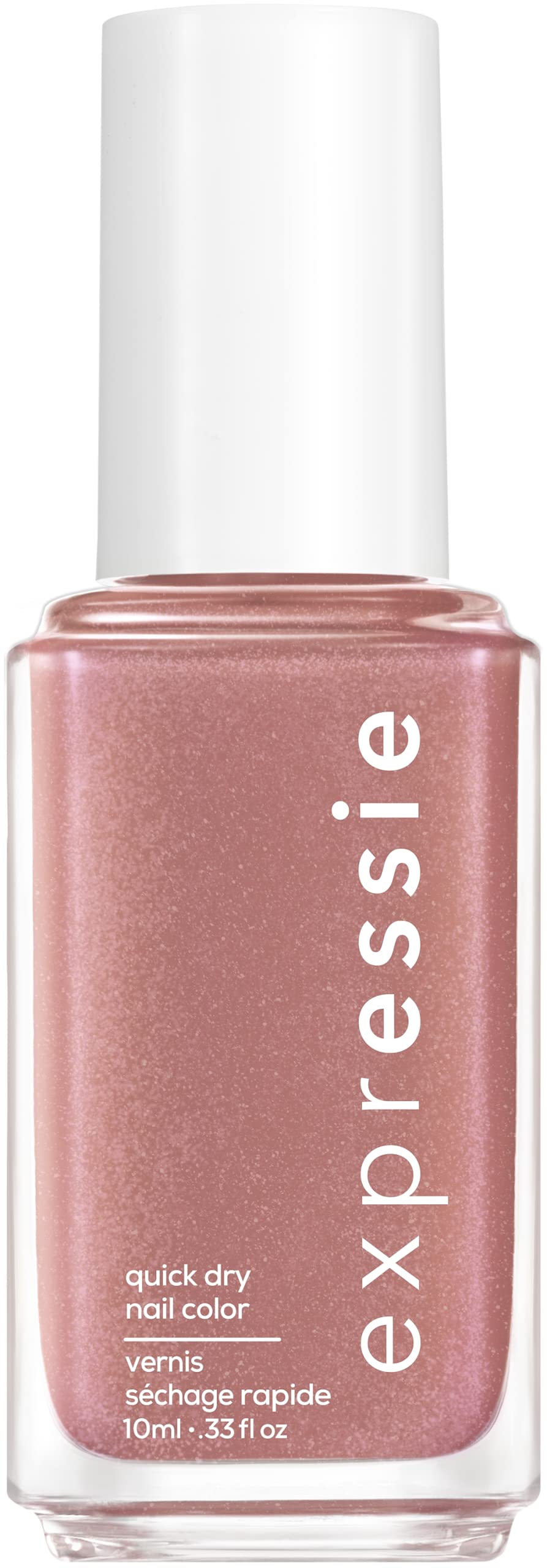 Essie expressie, Quick-Dry Nail Polish, 8-Free Vegan, Nude Pink, Checked In, 0.33 fl oz (Pack of 2)