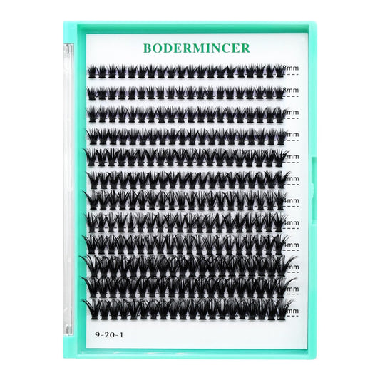 Bodemrincer 20 Root Thickness 0.07mm C Curl 8-10-12-14-16mm MIX 7D/10/12/20/30/40/50/60D 3D Individual Eyelashes Extension Soft Black Fake False Eye Lashes Tools (40D 8-10-12-14-16mm MIX)