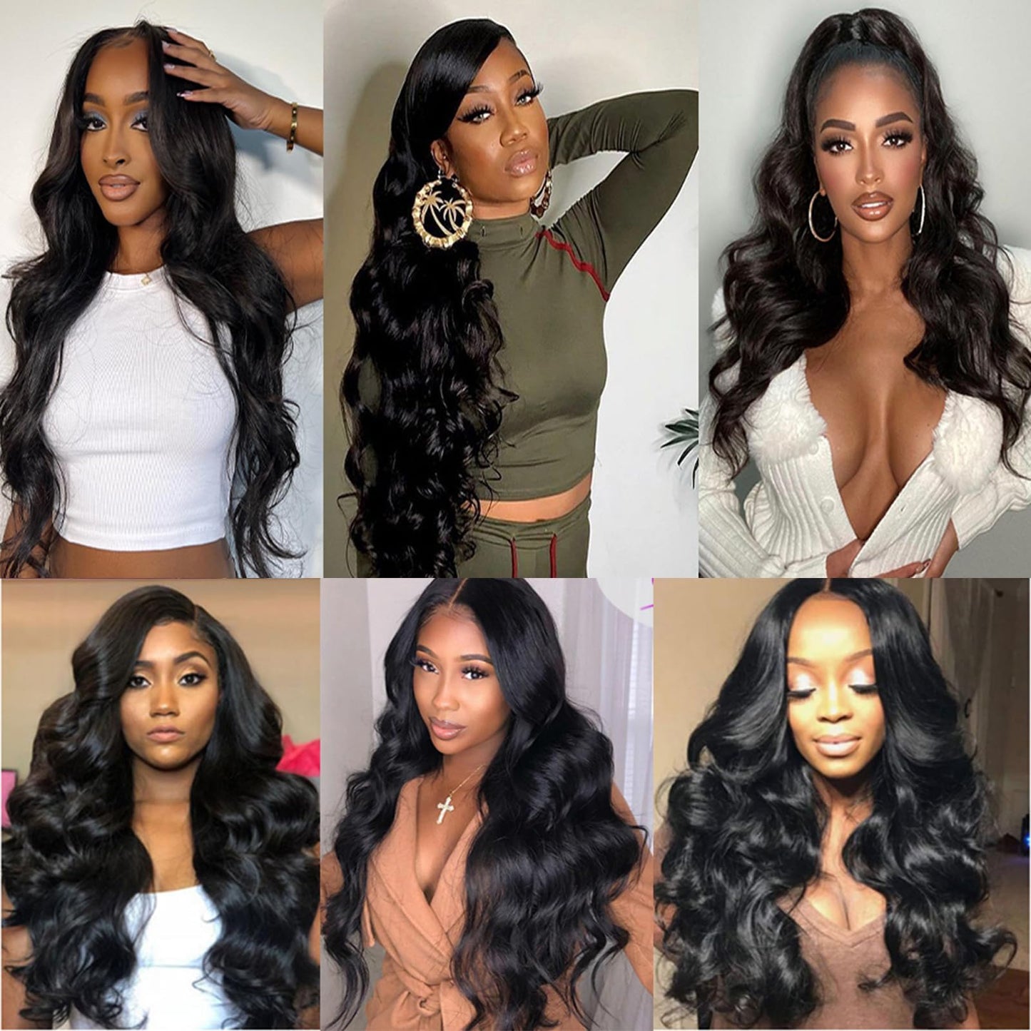 DaiMer Body Wave Human Hair One Bundle Unprocessed Body Wave Hair Extensions Double Weft 10A Brazilian Hair Bundles Wet And Wavy Hair Weave 28 Inch