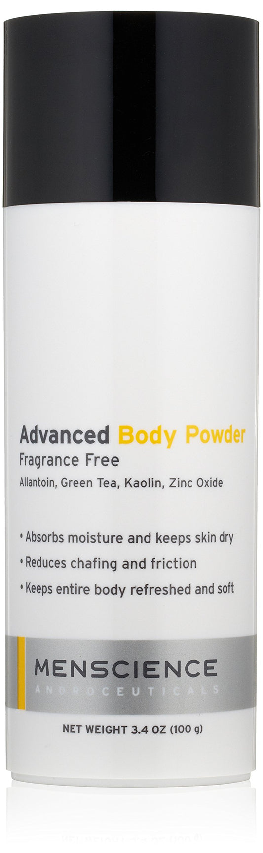 MenScience Androceuticals Advanced Body Powder, 3.4 oz