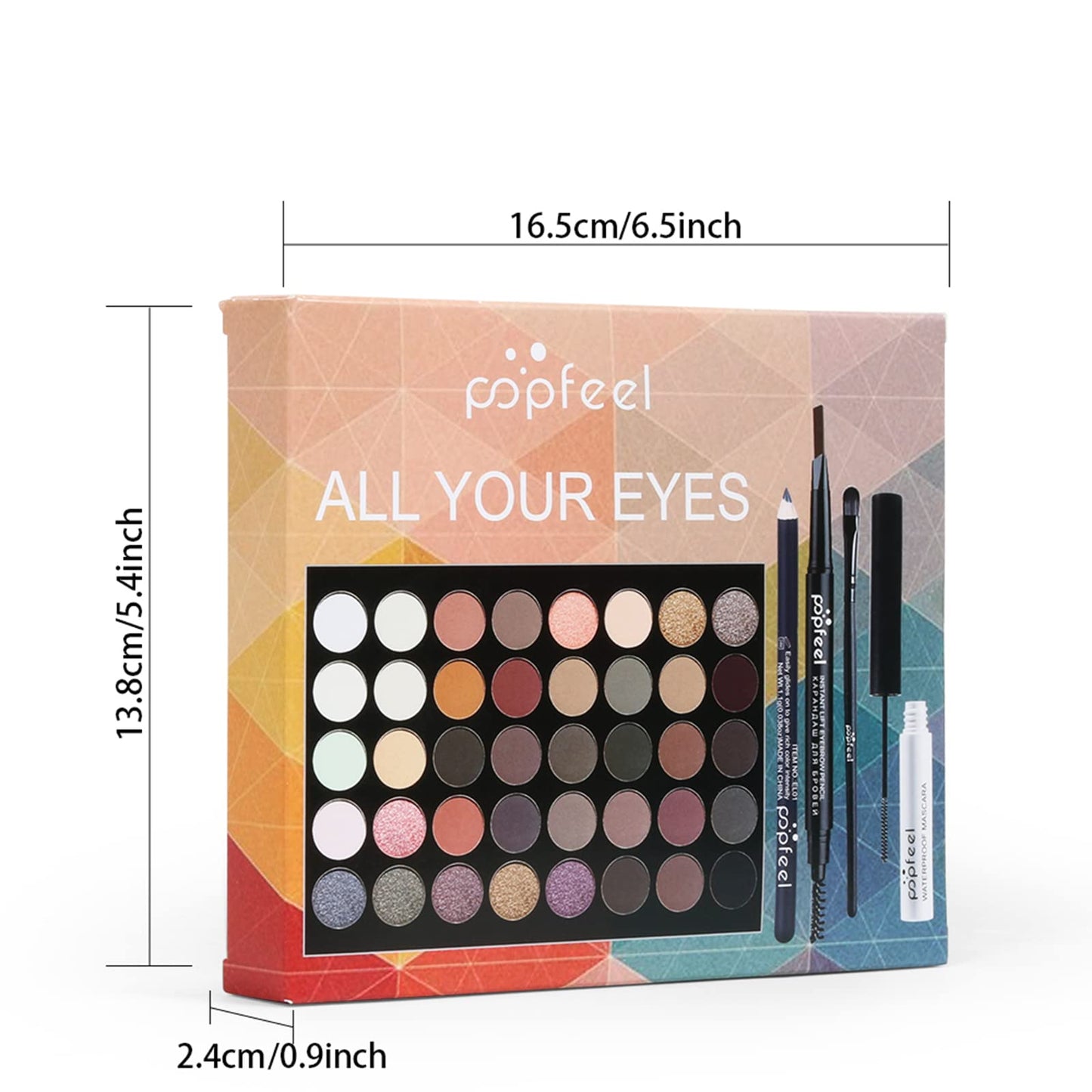 Joyeee All in One Makeup Kit For Teenager Girls, Full Starter Makeup Kit for Women Beginners Includes Eyeshadow Palette, Eye Brush, Mascara, Eyebrow Pencil, Eyeliner Pencil