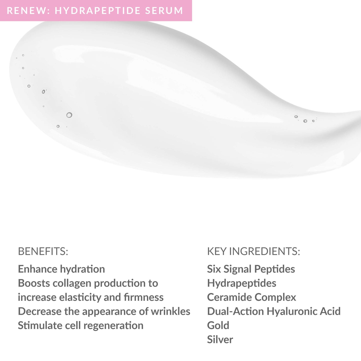 PMD Renew Hydrapeptide Serum, 30 ml