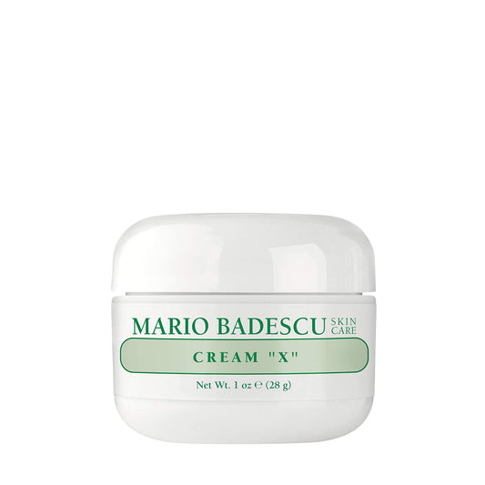 Mario Badescu Cream X - Face Cream Infused with Salicylic Acid, Rice Bran Oil and Vitamin E - Gentle Exfoliating and Hydrating Face Moisturizer for Men and Women, 1 Oz