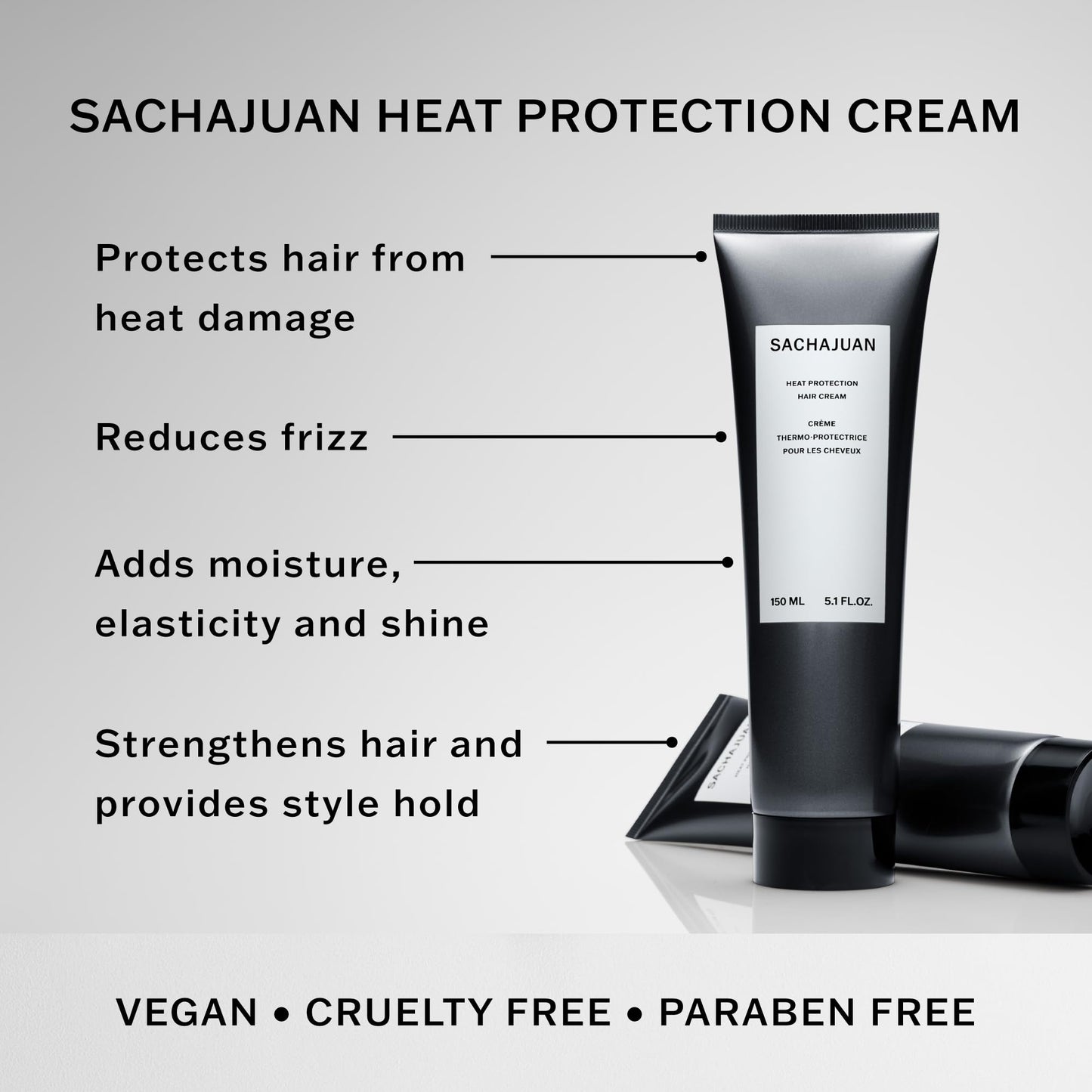 Sachajuan Heat Protection Cream 150 ml / 5.1 oz