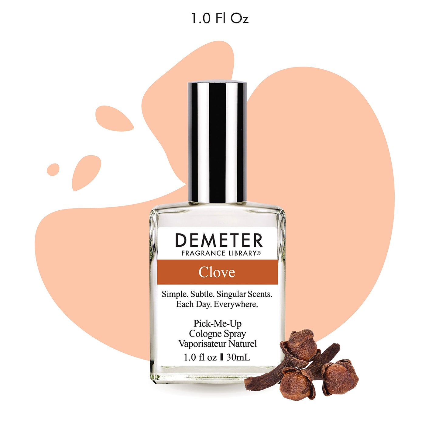 DEMETER Clove, 1 oz Cologne Spray, Perfume for Women and Men