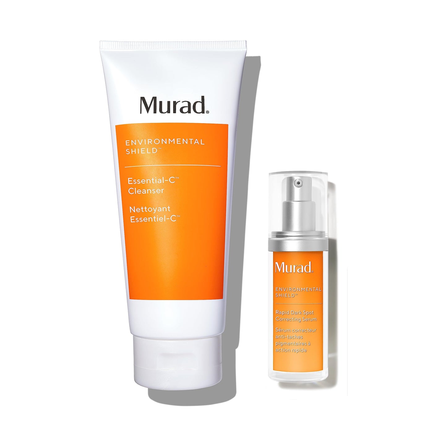 Murad Glow on Demand Value Set - 2-Piece Full-Size Set $127 Value - Essential-C Cleanser & Dark Spot Corrector