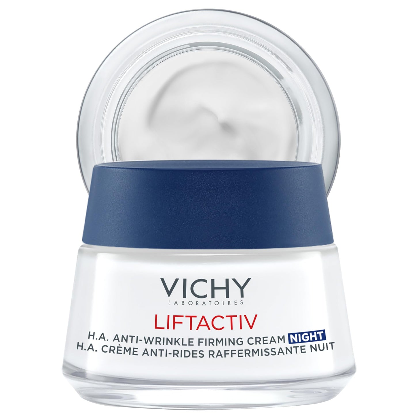 Vichy LiftActiv Supreme Night Cream, Anti Aging Face Cream with Vitamin C & Rhamnose to Firm & Brighten, Suitable for Sensitive Skin