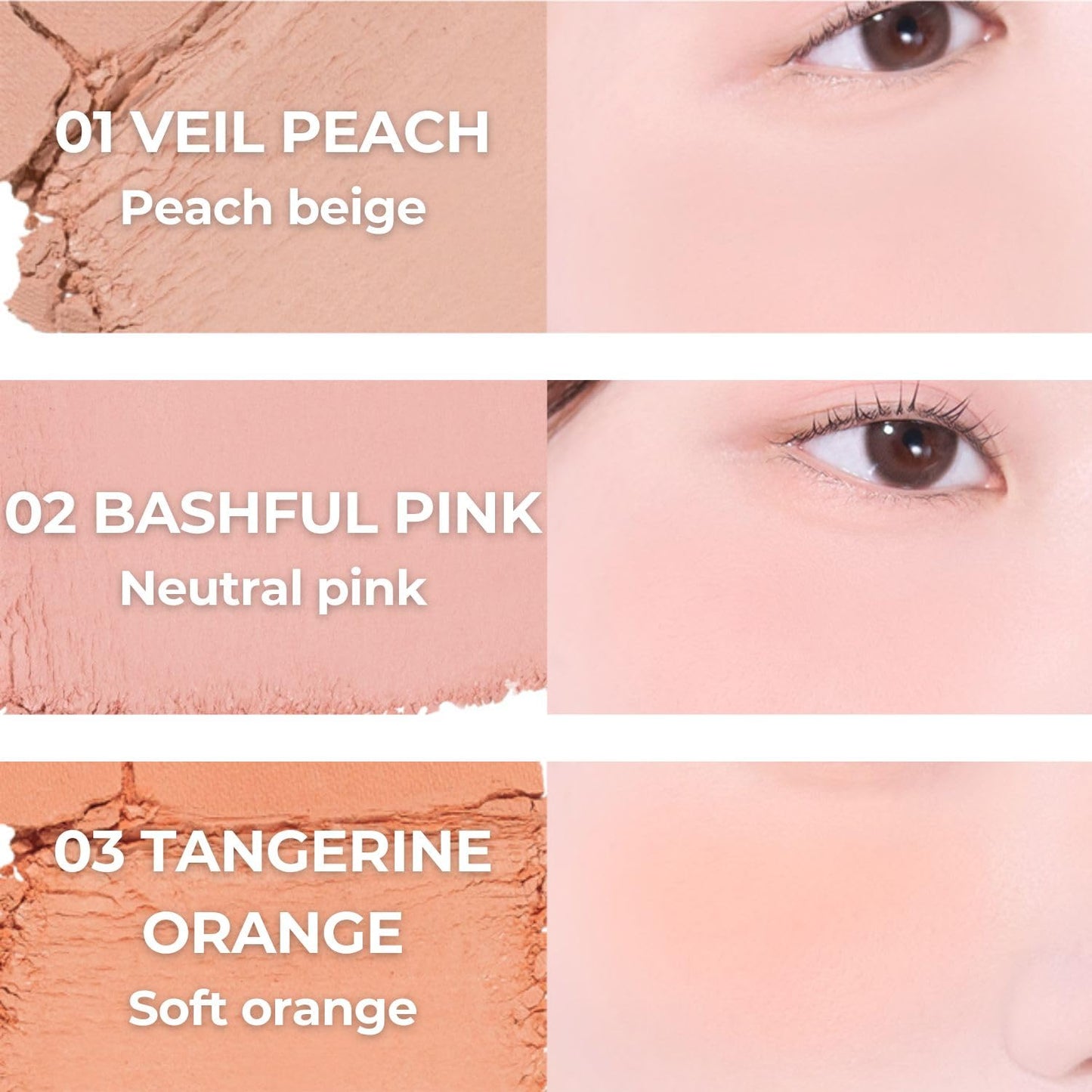 ABOUT TONE Fluffy Wear Blusher - Pressed Powder Cheek Blush with Airy and Soft Matte Blurring Finish Blendable & Buildable Natural Color Korean Makeup Vegan (06 MOOD LAVENDER)