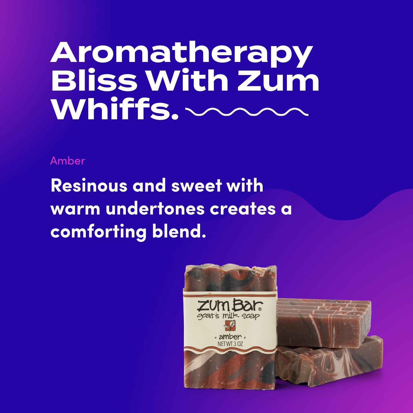 Zum Bar Goat's Milk Soap - Amber - 3 oz (3 Pack)