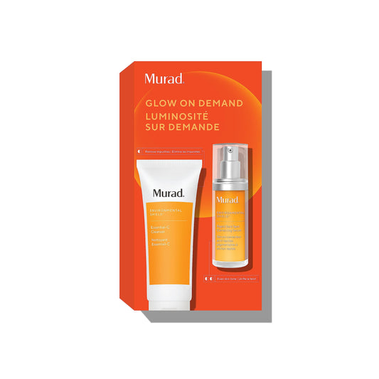 Murad Glow on Demand Value Set - 2-Piece Full-Size Set $127 Value - Essential-C Cleanser & Dark Spot Corrector